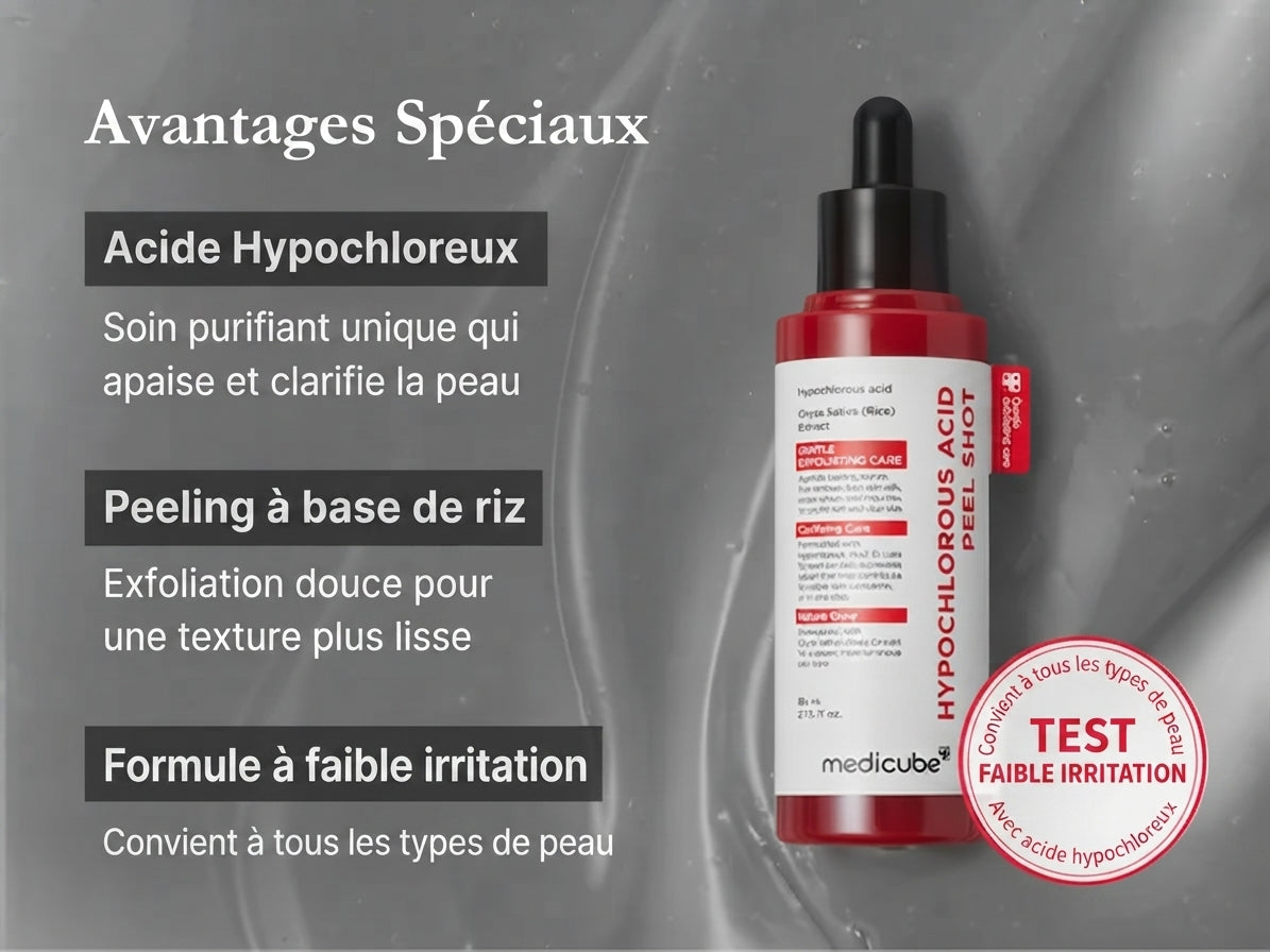 Sérum Peeling Éclat au Riz Médicube — (Visage, Corps & Duo)