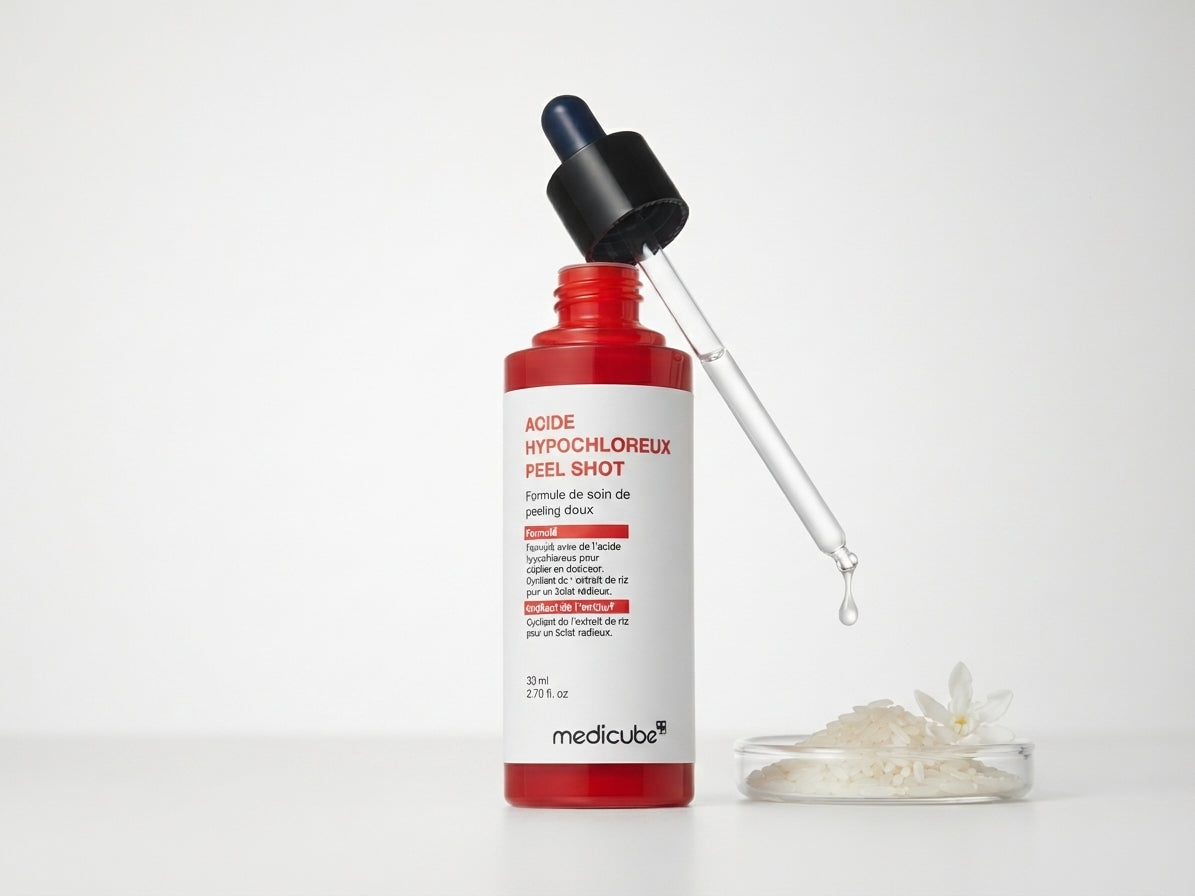 Sérum Peeling Éclat au Riz Médicube — (Visage, Corps & Duo)